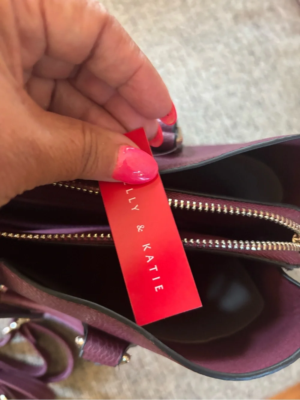 Kelly & Katie pebbled satchel